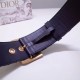 Replica Cintura Dior Diorquake 55MM Tela Obliqua Blu Replica Cintura Dior Diorquake 55MM Tela Obliqua Blu