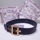 Replica Cintura Dior Diorquake 55MM Blu scuro Replica Cintura Dior Diorquake 55MM Blu scuro