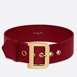 Cintura Dior Diorquake 55MM Rossa