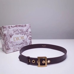 Cintura Dior Diorquake 35MM Bordeaux