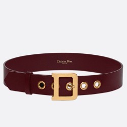 Cintura Dior Diorquake 35MM Bordeaux