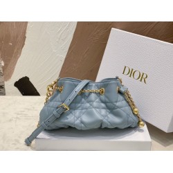 Borsa Dior Ammi Piccola Macrocannage Blu Borsa Dior Ammi Piccola Macrocannage Blu