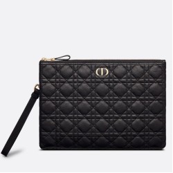 Pochette Dior Caro Daily grande nera