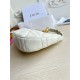 Replica Borsa a tracolla Dior CD Lounge Pelle di agnello Macrocannage bianca Replica Borsa a tracolla Dior CD Lounge Pelle di agnello Macrocannage bianca