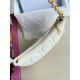 Replica Borsa a tracolla Dior CD Lounge Pelle di agnello Macrocannage bianca Replica Borsa a tracolla Dior CD Lounge Pelle di agnello Macrocannage bianca