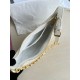 Replica Borsa a tracolla Dior CD Lounge Pelle di agnello Macrocannage bianca Replica Borsa a tracolla Dior CD Lounge Pelle di agnello Macrocannage bianca