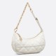 Replica Borsa a tracolla Dior CD Lounge Pelle di agnello Macrocannage bianca Replica Borsa a tracolla Dior CD Lounge Pelle di agnello Macrocannage bianca
