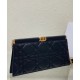 Replica Pochette Christian Dior Caro Colle Noire con borsa a catena Replica Pochette Christian Dior Caro Colle Noire con borsa a catena
