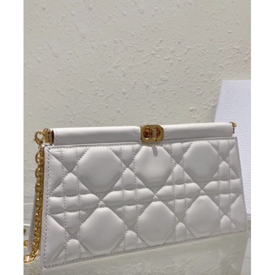 Replica Pochette Christian Dior Caro Colle Noire con borsa a catena Replica Pochette Christian Dior Caro Colle Noire con borsa a catena
