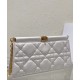 Replica Pochette Christian Dior Caro Colle Noire con borsa a catena Replica Pochette Christian Dior Caro Colle Noire con borsa a catena