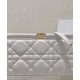 Replica Pochette Christian Dior Caro Colle Noire con borsa a catena Replica Pochette Christian Dior Caro Colle Noire con borsa a catena