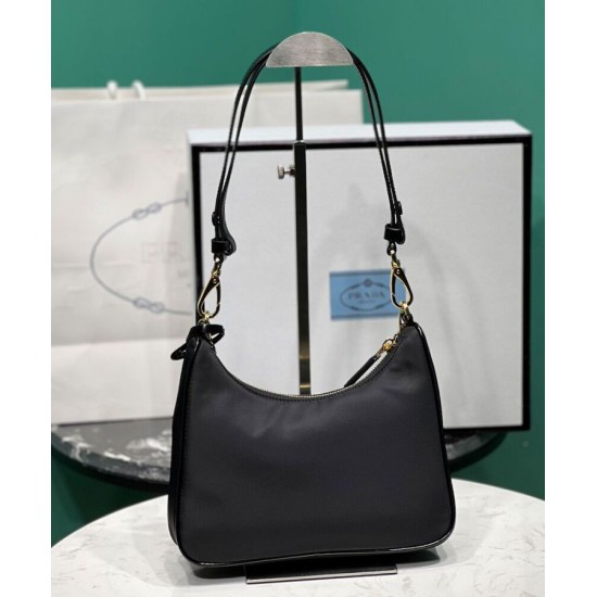 Replica Prada Minibag In Re-Nylon E Pelle Spazzolata 1BC198 Nera Replica Prada Minibag In Re-Nylon E Pelle Spazzolata 1BC198 Nera
