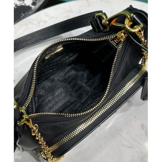 Replica Prada Minibag In Re-Nylon E Pelle Spazzolata 1BC198 Nera Replica Prada Minibag In Re-Nylon E Pelle Spazzolata 1BC198 Nera