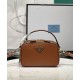 Replica Prada Odette Miniborsa in pelle 1BH203 Caffè Replica Prada Odette Miniborsa in pelle 1BH203 Caffè
