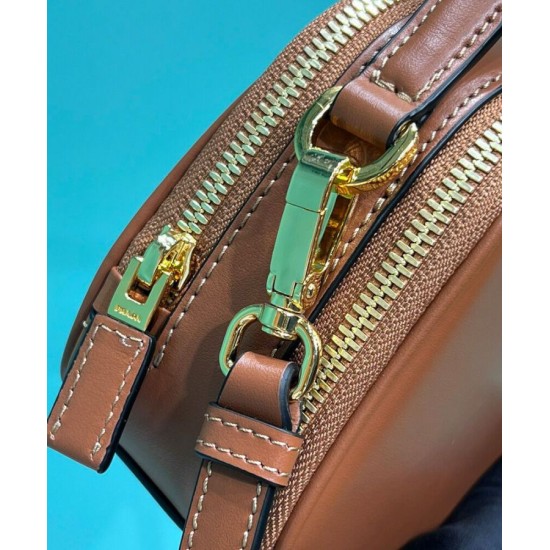 Replica Prada Odette Miniborsa in pelle 1BH203 Caffè Replica Prada Odette Miniborsa in pelle 1BH203 Caffè