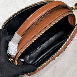 Prada Odette Miniborsa in pelle 1BH203 Caffè