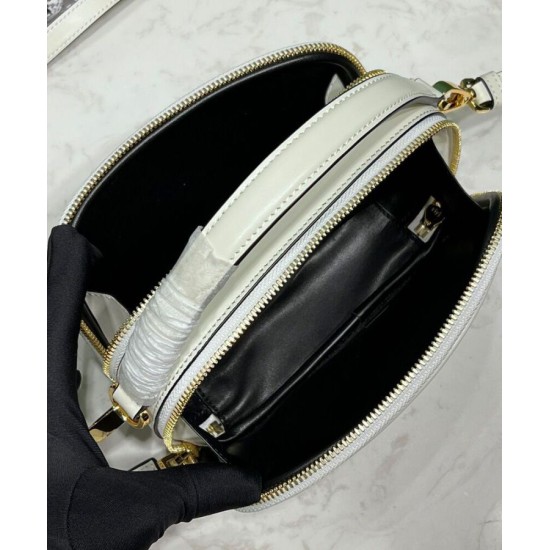 Replica Prada Odette Miniborsa in pelle 1BH203 Crema Replica Prada Odette Miniborsa in pelle 1BH203 Crema
