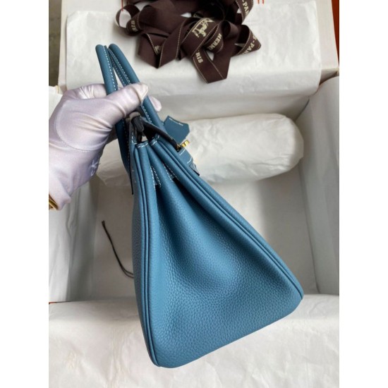 Replica Borsa Hermes Birkin 25 Retourne Blu Jean Clemence Replica Borsa Hermes Birkin 25 Retourne Blu Jean Clemence