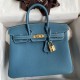 Replica Borsa Hermes Birkin 25 Retourne Blu Jean Clemence Replica Borsa Hermes Birkin 25 Retourne Blu Jean Clemence