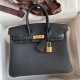 Replica Borsa Hermes Birkin 25 Retourne fatta a mano nera Clemence Replica Borsa Hermes Birkin 25 Retourne fatta a mano nera Clemence