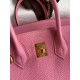 Replica Borsa Hermes Birkin 25 Retourne Rosa Clemence Replica Borsa Hermes Birkin 25 Retourne Rosa Clemence