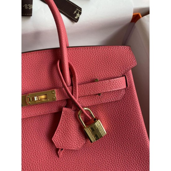 Replica Hermes Birkin 25 Retourne Borsa fatta a mano Rossetto rosa Clemence Replica Hermes Birkin 25 Retourne Borsa fatta a mano Rossetto rosa Clemence