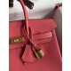 Replica Hermes Birkin 25 Retourne Borsa fatta a mano Rossetto rosa Clemence Replica Hermes Birkin 25 Retourne Borsa fatta a mano Rossetto rosa Clemence