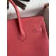 Replica Hermes Birkin 25 Retourne Borsa fatta a mano Rossetto rosa Clemence Replica Hermes Birkin 25 Retourne Borsa fatta a mano Rossetto rosa Clemence