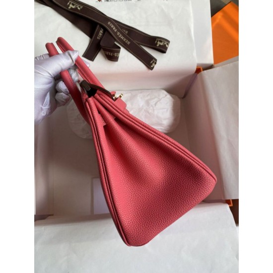 Replica Hermes Birkin 25 Retourne Borsa fatta a mano Rossetto rosa Clemence Replica Hermes Birkin 25 Retourne Borsa fatta a mano Rossetto rosa Clemence
