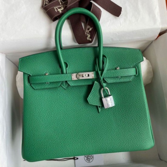 Replica Borsa Hermes Birkin 25 Retourne Clemence grigio perla Replica Borsa Hermes Birkin 25 Retourne Clemence grigio perla