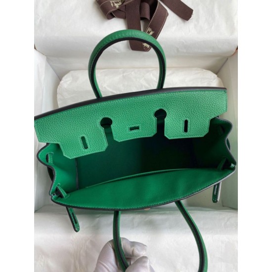 Replica Borsa Hermes Birkin 25 Retourne Clemence grigio perla Replica Borsa Hermes Birkin 25 Retourne Clemence grigio perla