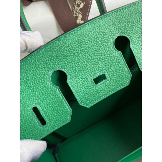 Replica Borsa Hermes Birkin 25 Retourne Clemence grigio perla Replica Borsa Hermes Birkin 25 Retourne Clemence grigio perla