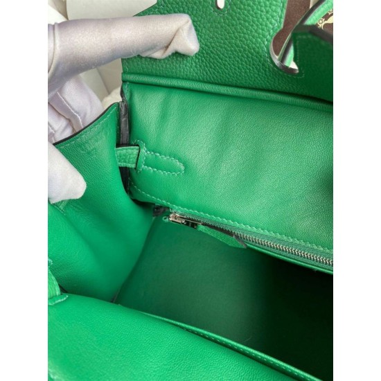 Replica Borsa Hermes Birkin 25 Retourne Clemence grigio perla Replica Borsa Hermes Birkin 25 Retourne Clemence grigio perla