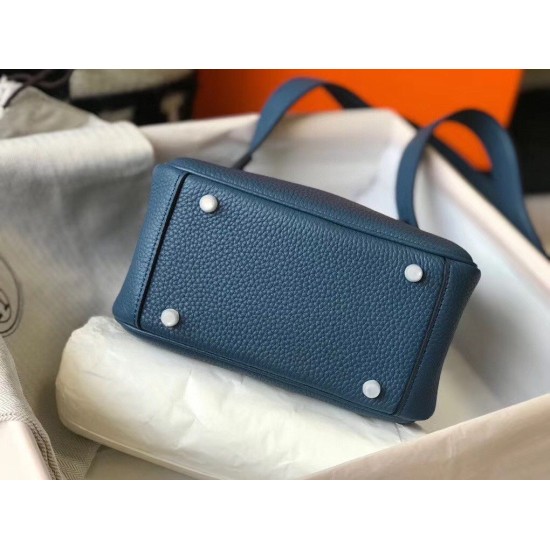 Replica Borsa Hermes Lindy Mini Agata Blu Clemence Replica Borsa Hermes Lindy Mini Agata Blu Clemence