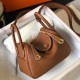 Replica Borsa Hermes Lindy Mini Clemence in pelle di vitello dorata Replica Borsa Hermes Lindy Mini Clemence in pelle di vitello dorata