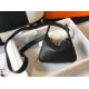 Replica Borsa Hermes Lindy Mini Pelle di vitello Clemence nera Replica Borsa Hermes Lindy Mini Pelle di vitello Clemence nera