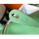 Replica Borsa Hermes Lindy Mini Clemence in pelle di vitello verde Replica Borsa Hermes Lindy Mini Clemence in pelle di vitello verde