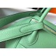 Replica Borsa Hermes Lindy Mini Clemence in pelle di vitello verde Replica Borsa Hermes Lindy Mini Clemence in pelle di vitello verde