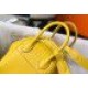 Replica Borsa Hermes Lindy Mini Clemence in pelle di vitello gialla Replica Borsa Hermes Lindy Mini Clemence in pelle di vitello gialla