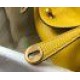 Replica Borsa Hermes Lindy Mini Clemence in pelle di vitello gialla Replica Borsa Hermes Lindy Mini Clemence in pelle di vitello gialla