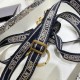 Replica Micro tracolla regolabile Dior Blu