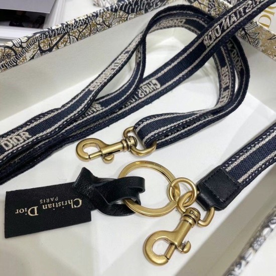 Replica Micro tracolla regolabile Dior Blu