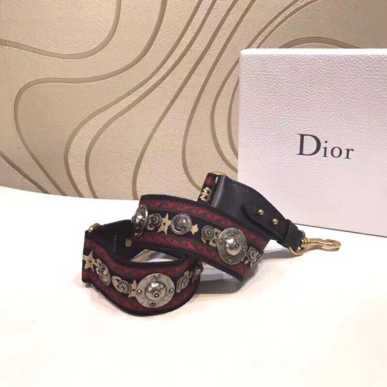 Replica Cinturino Dior Canvas di ispirazione bohémien rosso Replica Cinturino Dior Canvas di ispirazione bohémien rosso
