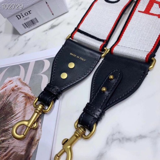 Replica Tracolla Christian Dior con motivo Je t'aime multicolore Replica Tracolla Christian Dior con motivo Je t'aime multicolore