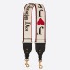 Replica Tracolla Christian Dior con motivo Je t'aime multicolore Replica Tracolla Christian Dior con motivo Je t'aime multicolore
