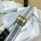 Replica Tracolla regolabile con ricamo Dior Grigia Replica Tracolla regolabile con ricamo Dior Grigia