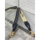 Replica Tracolla Dior con Anello Ricamo Obliquo Blu Replica Tracolla Dior con Anello Ricamo Obliquo Blu