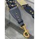 Replica Tracolla Dior con Anello Ricamo Obliquo Blu Replica Tracolla Dior con Anello Ricamo Obliquo Blu