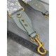 Replica Tracolla Dior con Anello Ricamo Obliquo Grigio Replica Tracolla Dior con Anello Ricamo Obliquo Grigio