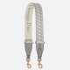 Replica Tracolla Dior con Anello Ricamo Obliquo Grigio Replica Tracolla Dior con Anello Ricamo Obliquo Grigio